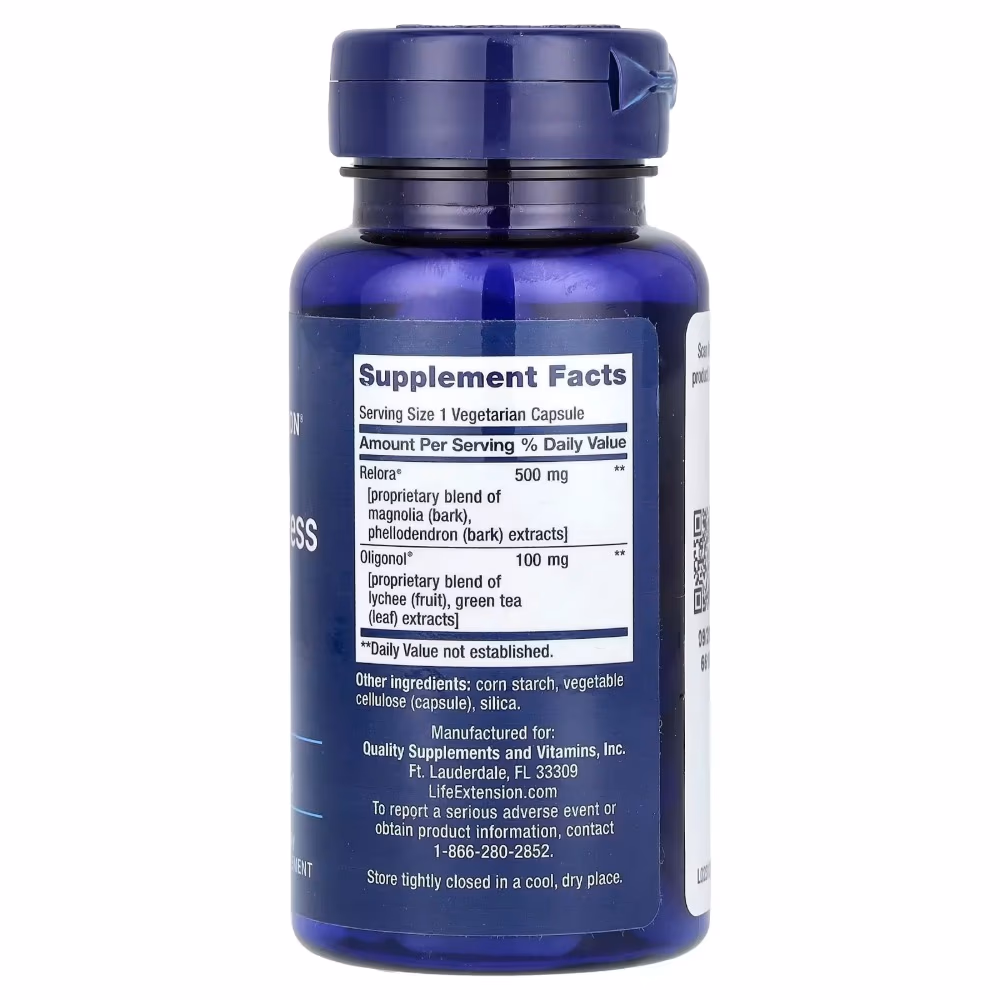  Life Extension Cortisol Stress Balance 30 Veg Caps 2