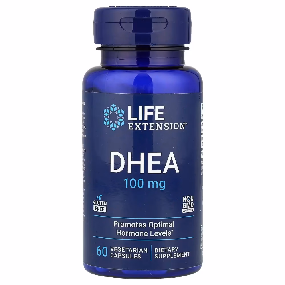 Life Extension DHEA 100mg 60 Veg Caps 1