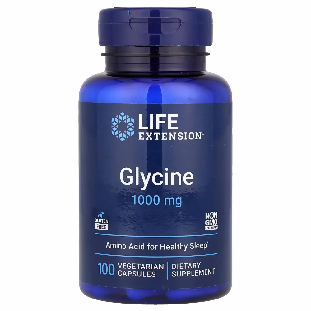 Life Extension Glycine 1000mg 100 Veg Caps 1