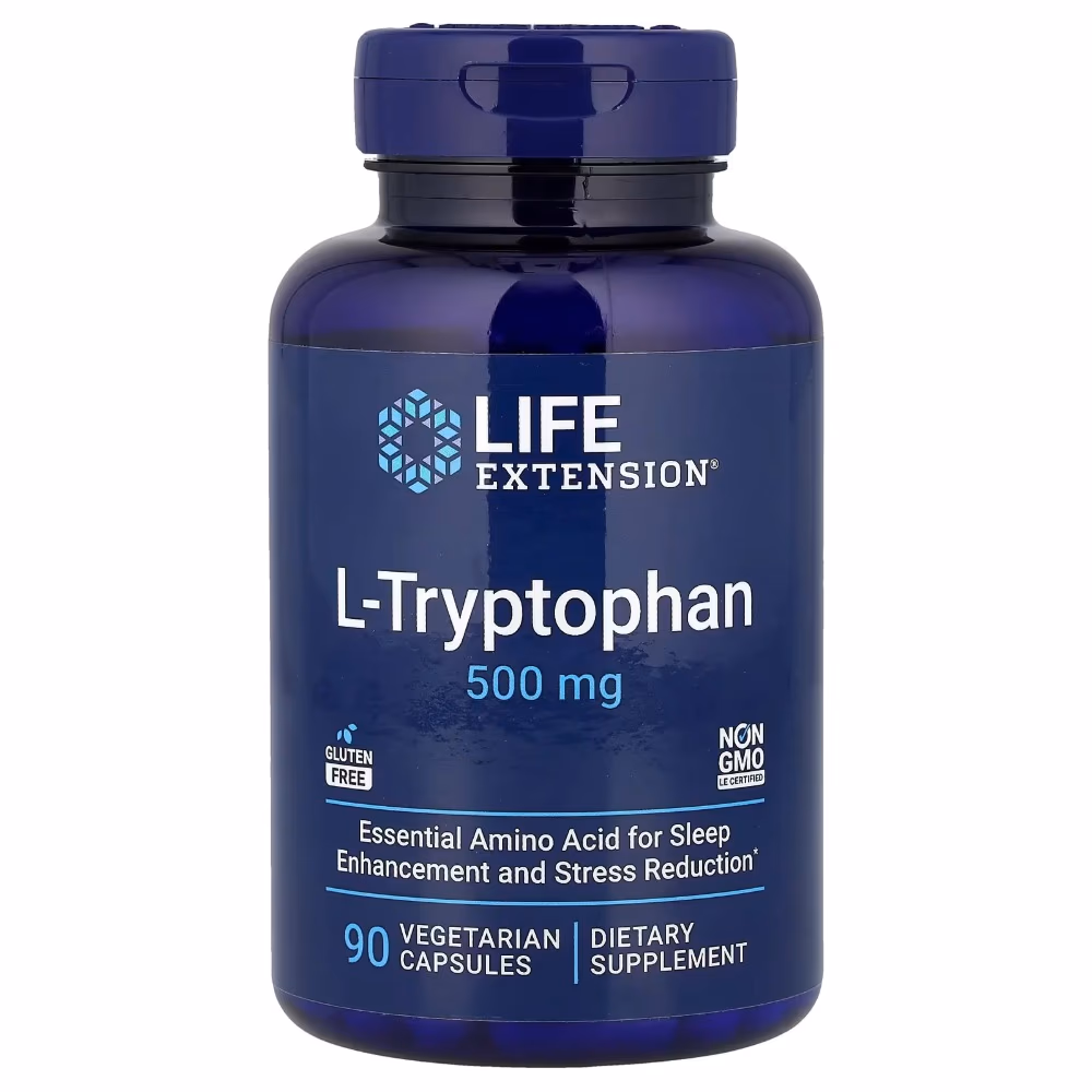 Life Extension L-Tryptophan 500mg - 90 Capsules 1
