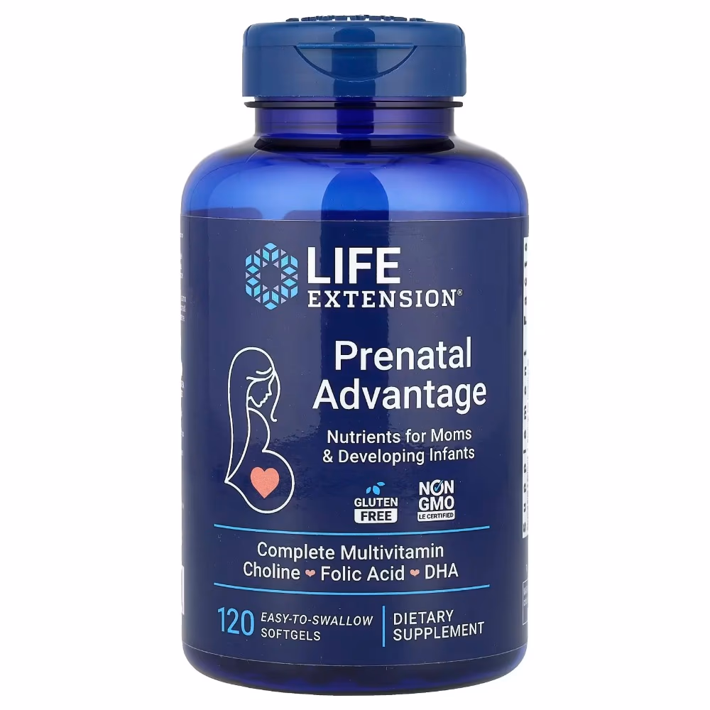 Life Extension Prenatal Advantage 120 Softgels 1