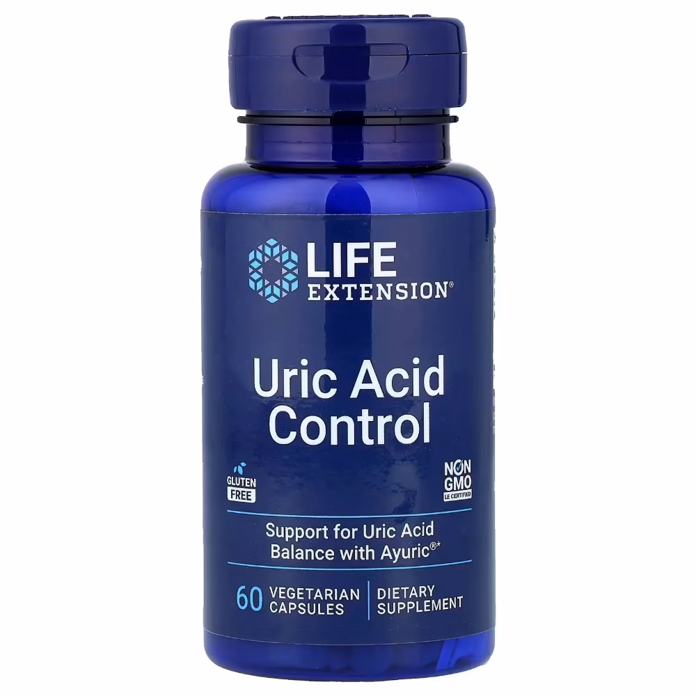 Life Extension Uric Acid Control 60 Veg Caps 1