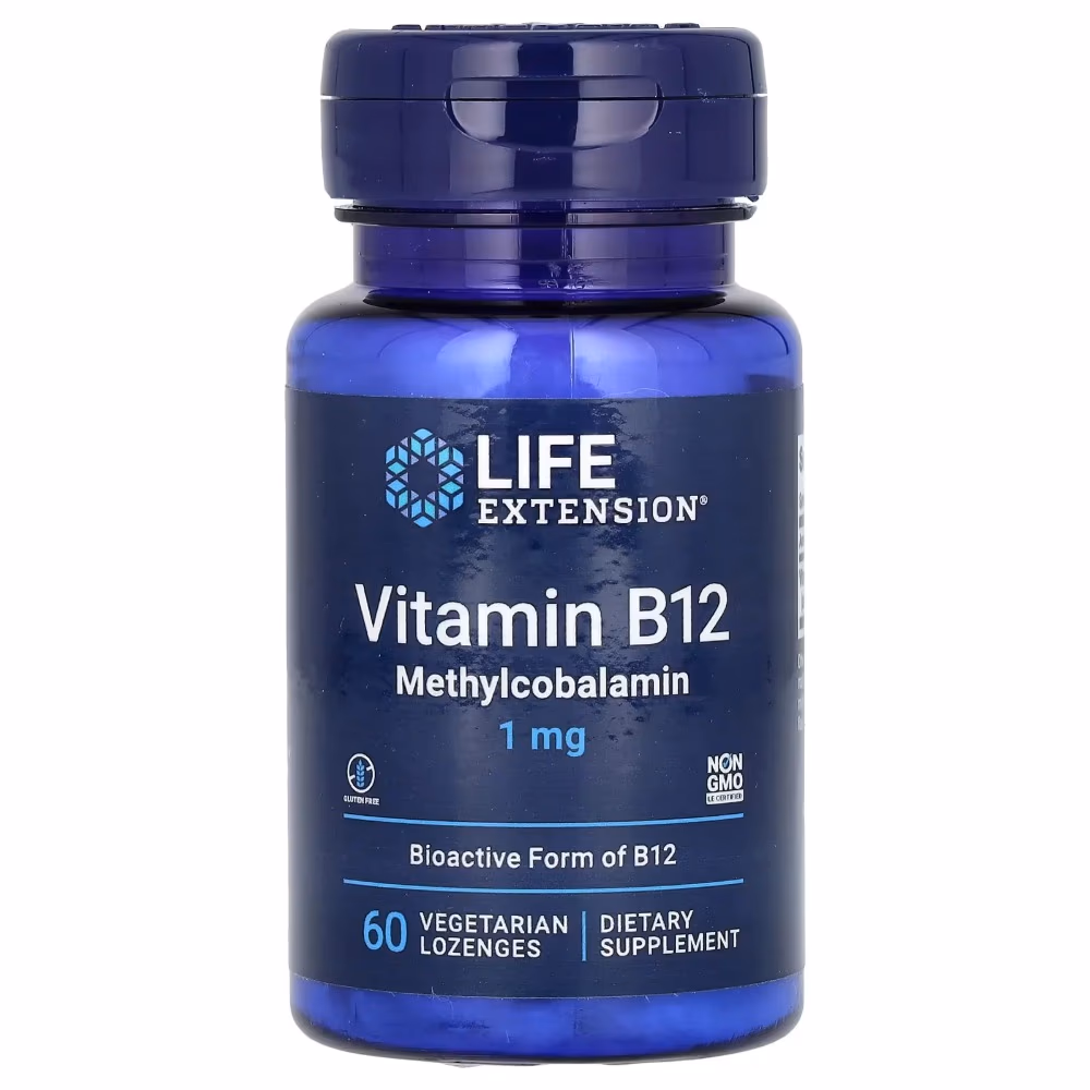 Life Extension Vitamin B12 1mg Lozenges 60s