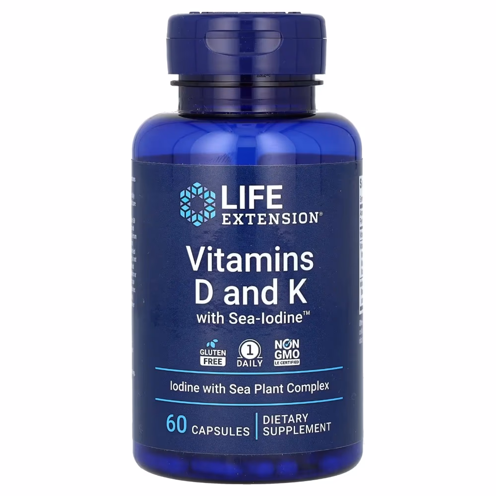 Life Extension Vitamins D & K 60 Caps