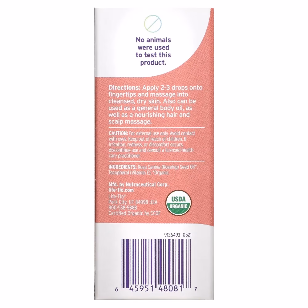 Life Flo Pure Rosehip Seed Oil 30ml 2