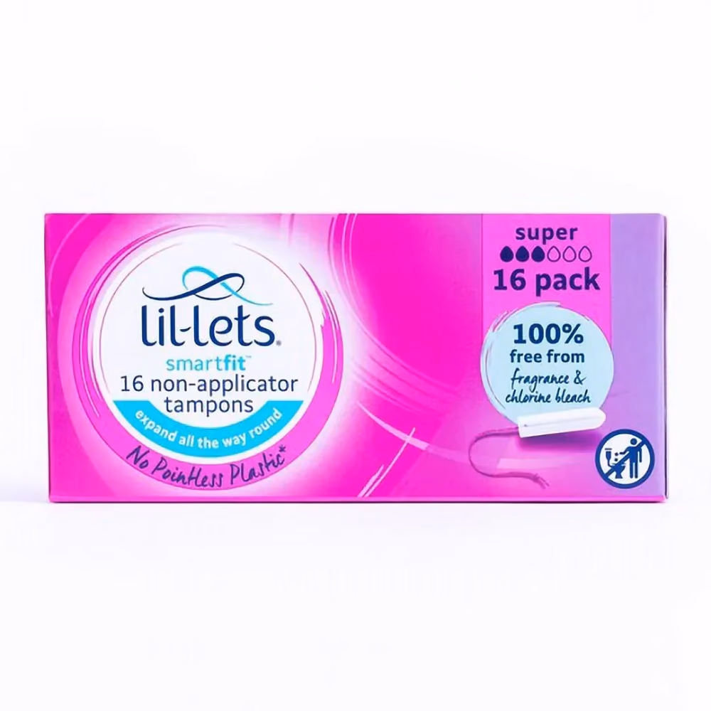LIL LETS Non Applicator Tampons Super 16s