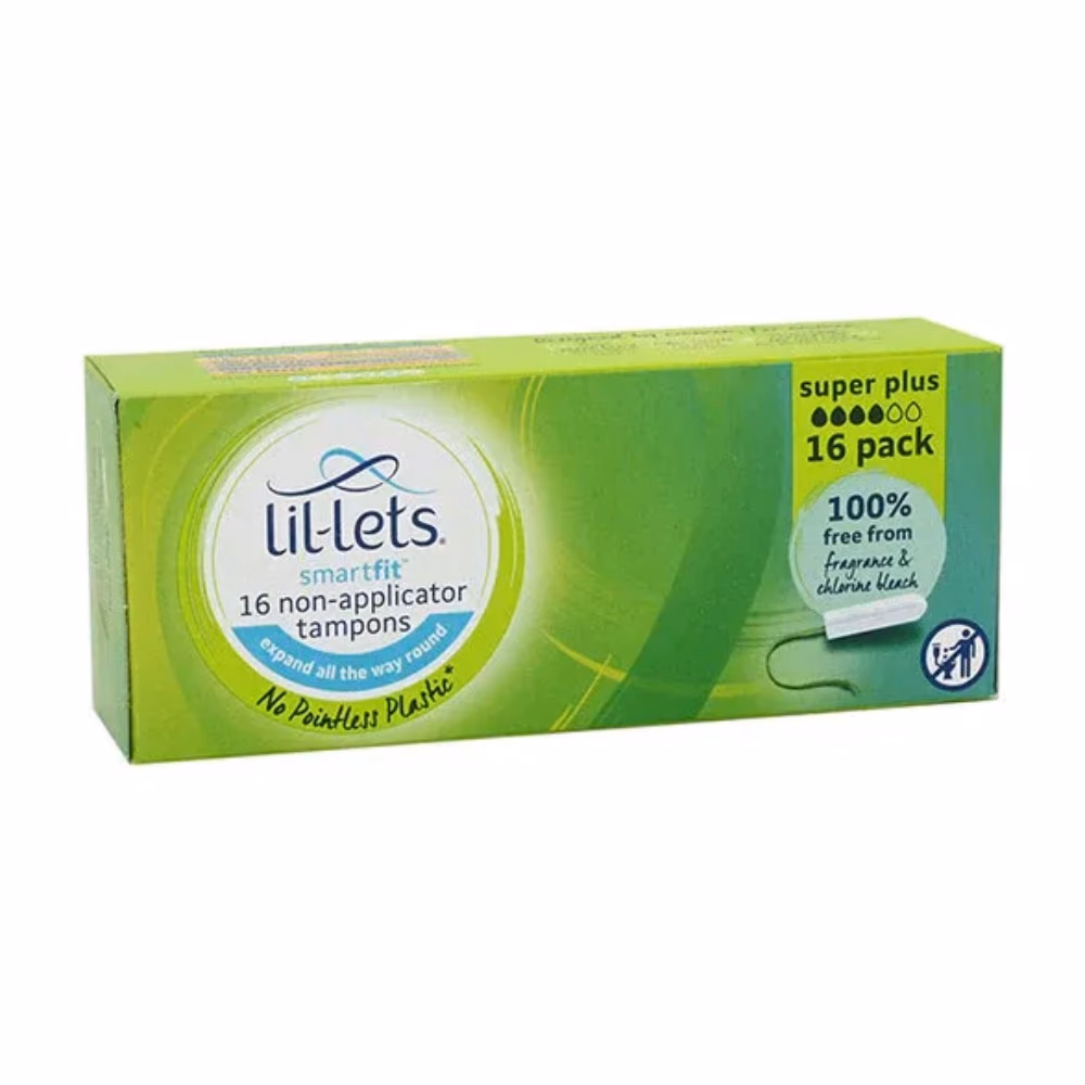 LIL LETS NON APPLICATOR TAMPONS SUPER PLUS 16S
