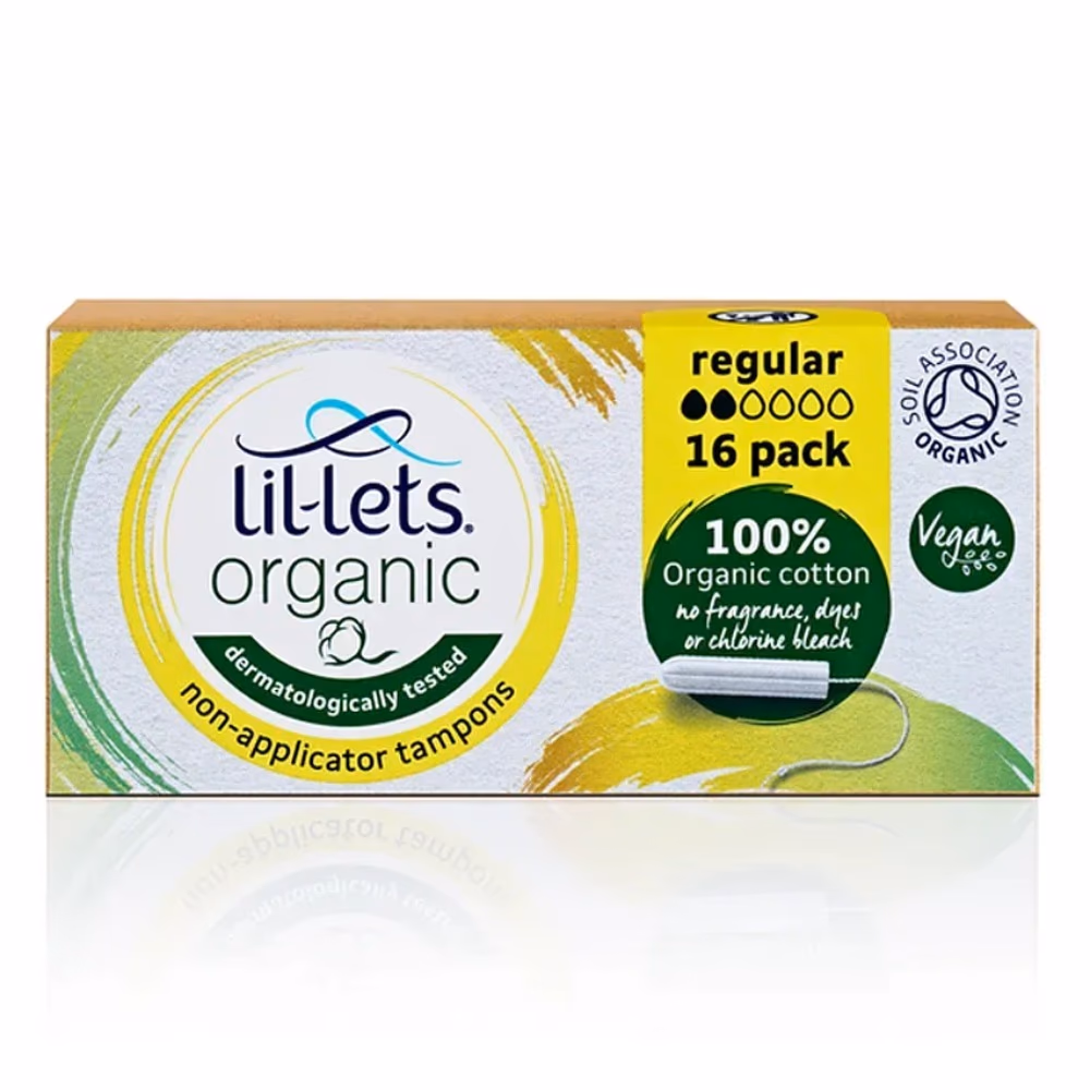 Lil Lets Organic Tampons Regular 16s