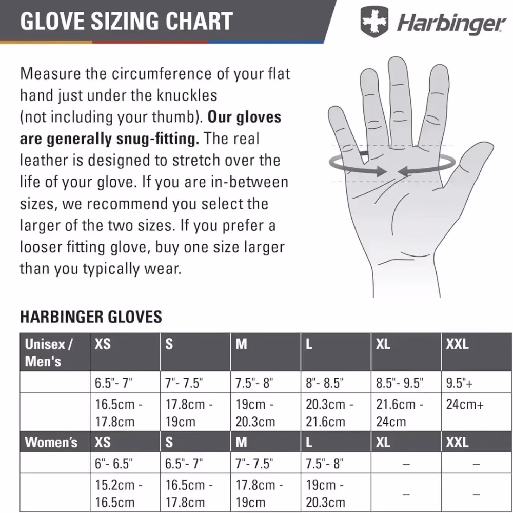 Harbinger Women Training Grip Gloves - Medium 3