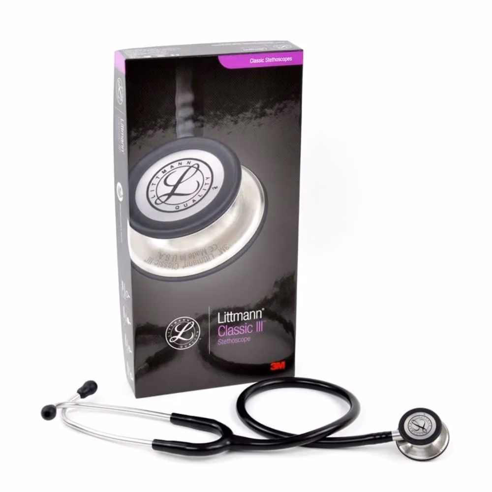 LITTMANN CLASSIC III BLACK STETHOSCOPE 1
