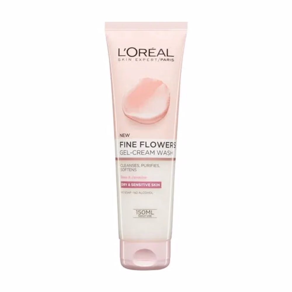 LOREAL Fine Flowers Rose & Jas Gel Cream Wash 150ml