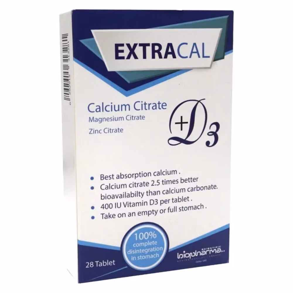 Extracal Calcium Citrate Tablets 28s