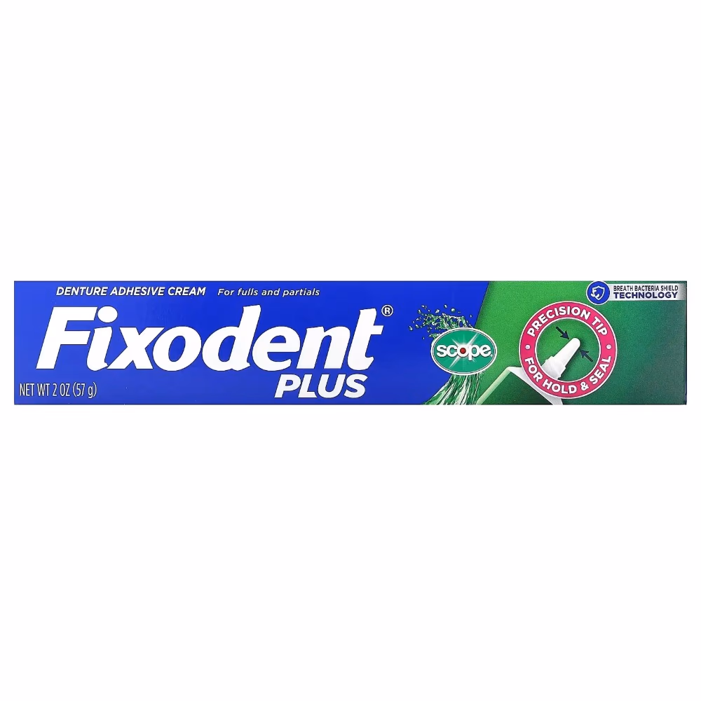 Fixodent Plus Scope Denture Adhesive Cream 57g