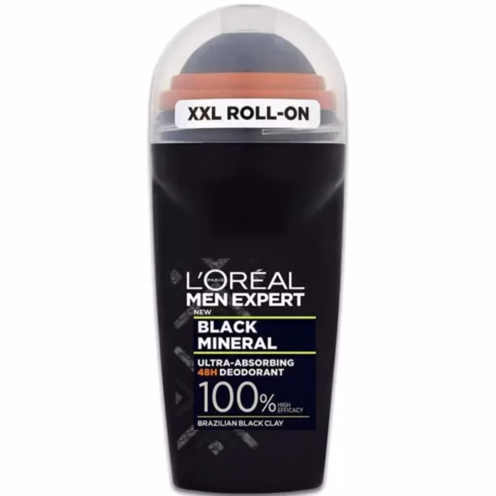 L'Oréal Men Expert Black Mineral 48H Deodorant Roll-On 50ml 1
