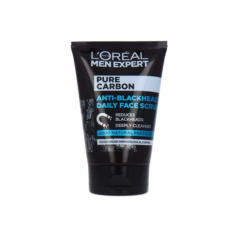 L'Oréal Men Expert Pure Carbon Anti-Blackhead Face Scrub 100ml