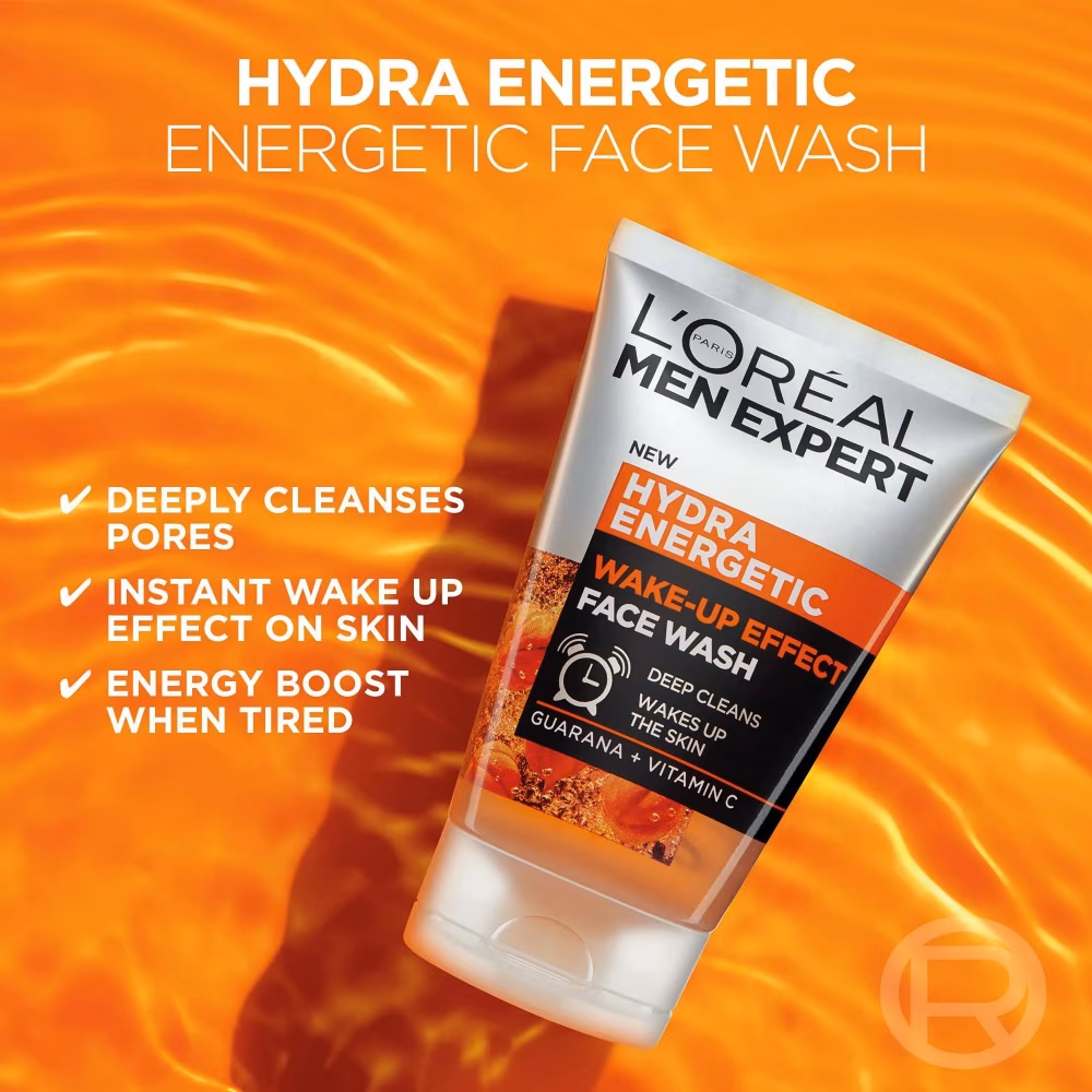 Loreal Men Expert Hydra Energetic Wake-Up Effect Face Wash 100ml 1