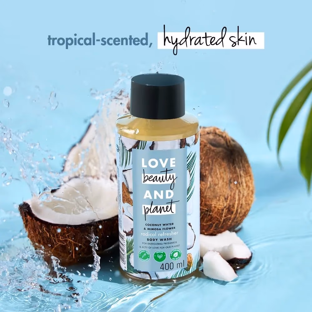 Love Beauty & Planet Shower Gel Coconut & Mimosa 400ml 1