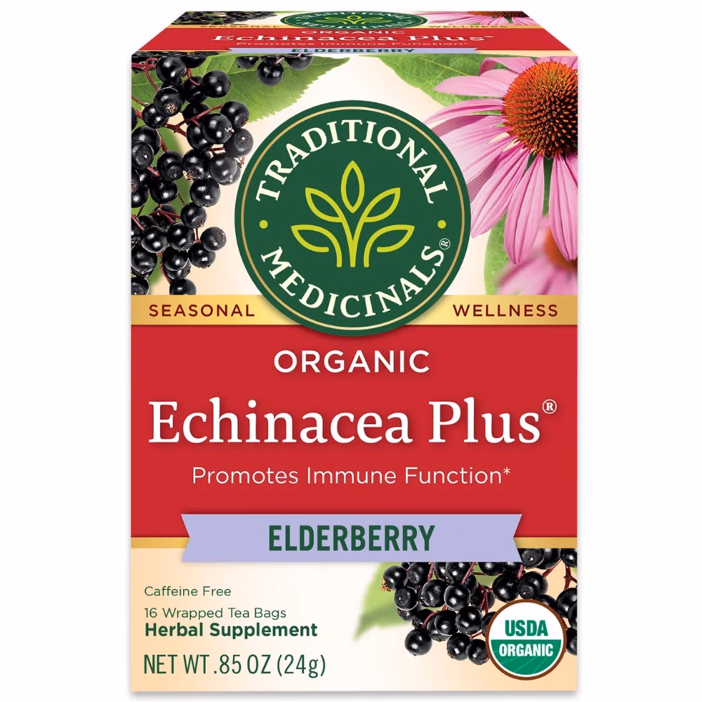 Traditional Organic Echinacea Plus Tea Bags - 16s 1