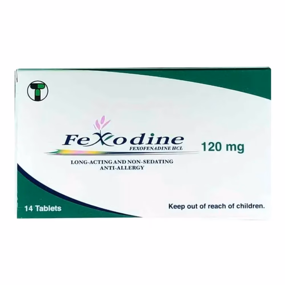 Fexodine 120mg Tablets - 14 Tablets