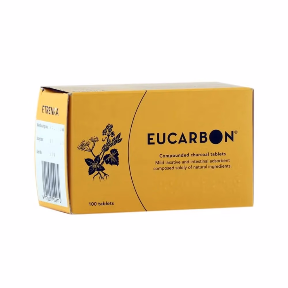 Eucarbon Compounded Charcoal Tablets – 100 Tablets