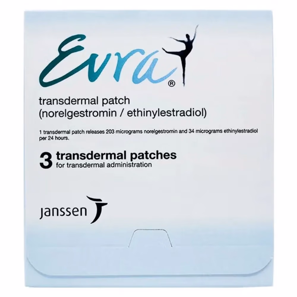 Evra Transdermal Patches – Pack of 3 1