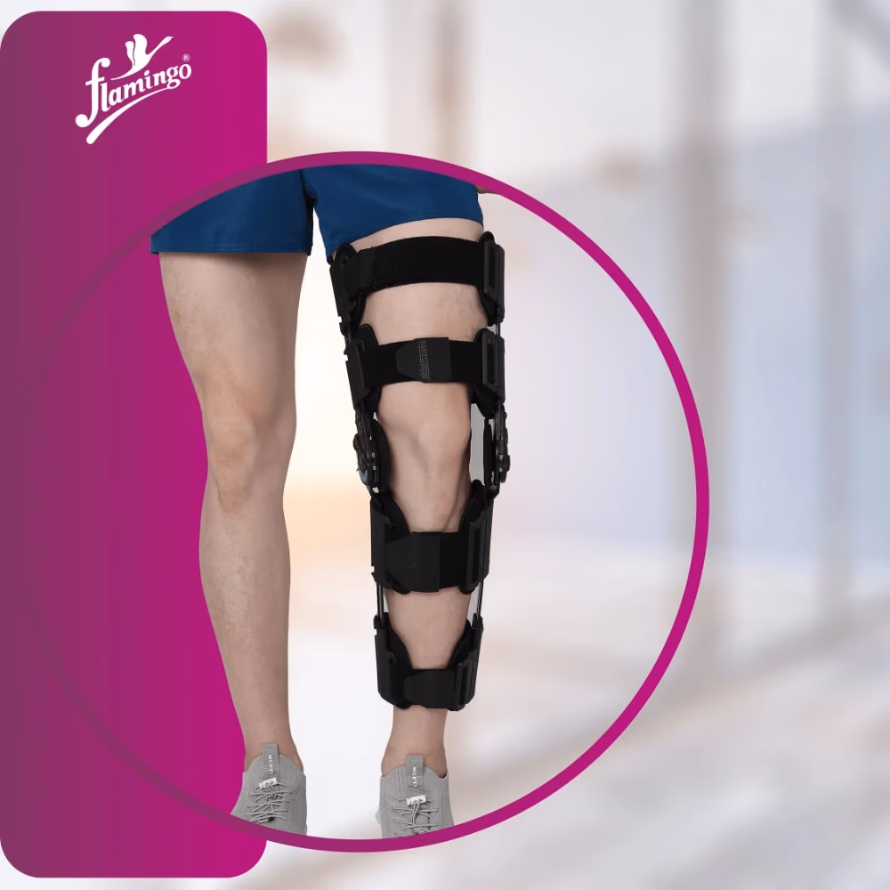Flamingo ROM Knee Brace – Black (1N)