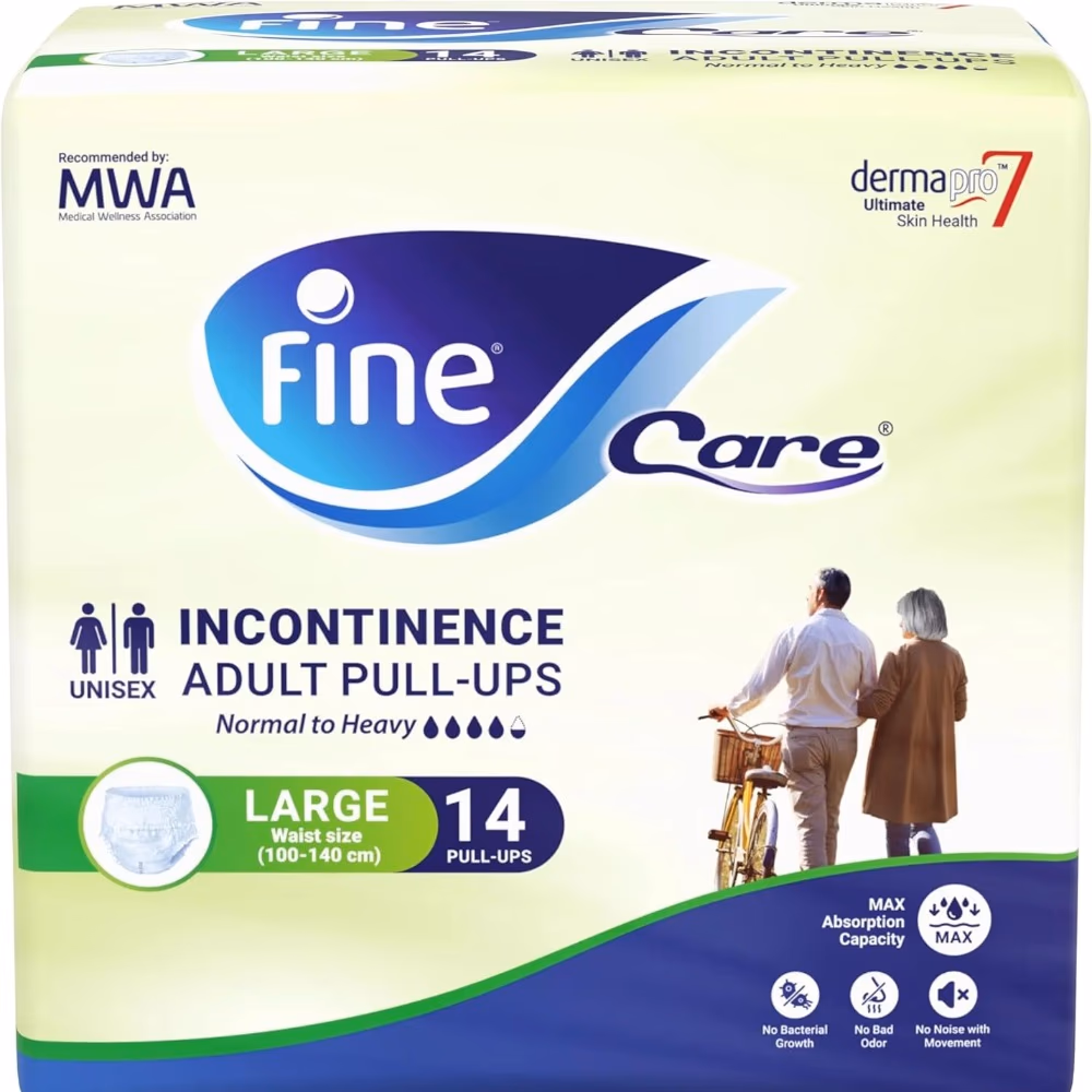 Fine Care Unisex Pull-Ups Diaper – Large - Pack of 14 1