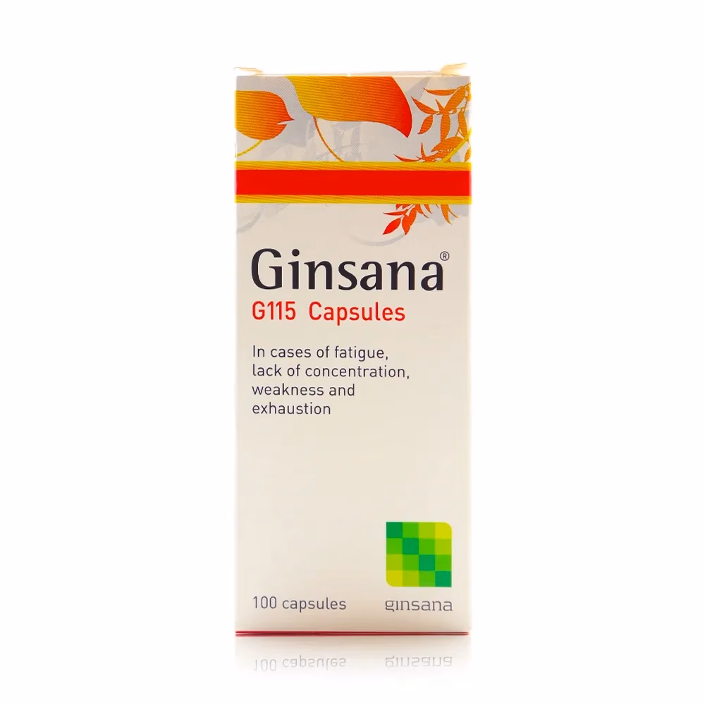 Ginsana G115 Capsules – Pack of 100 1