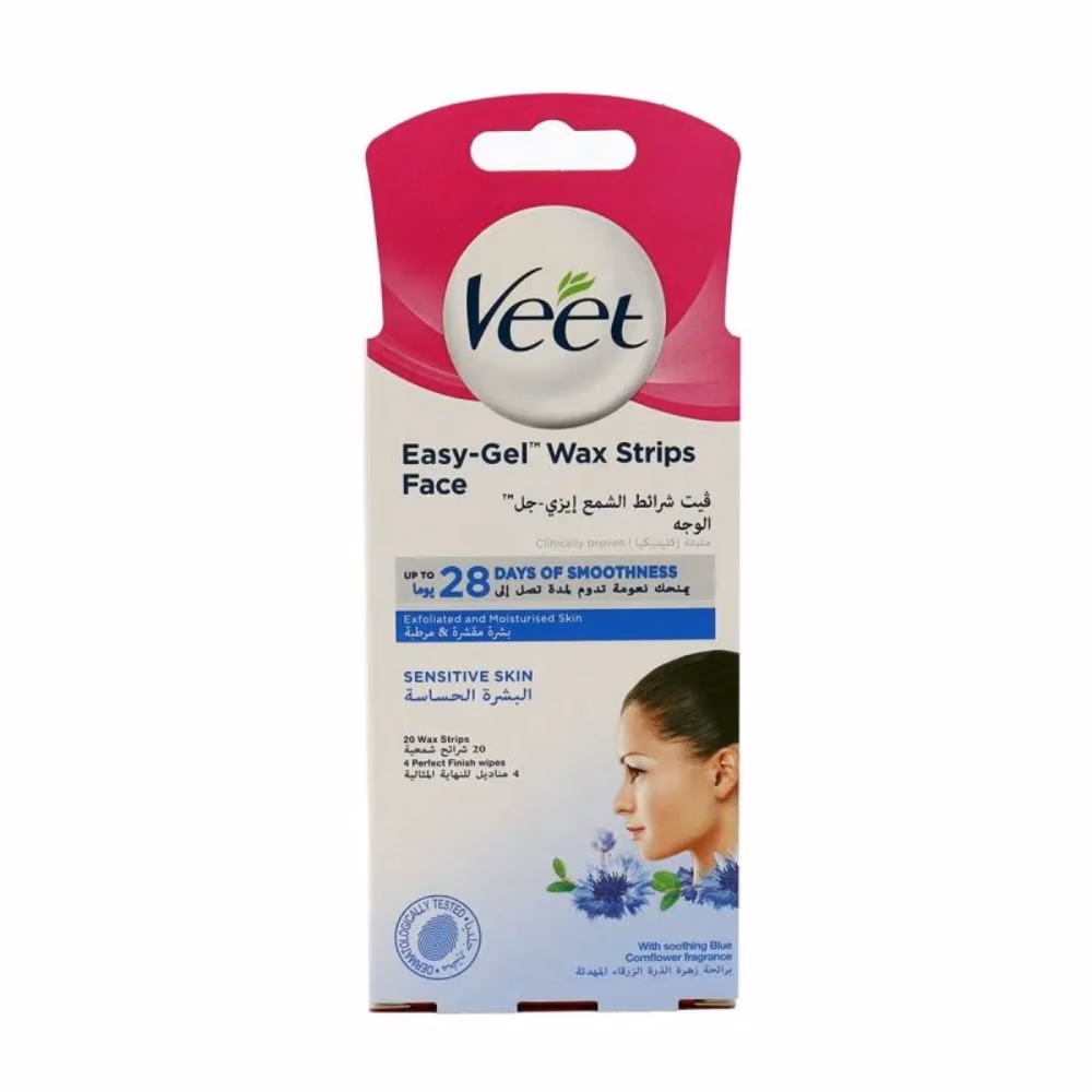 Veet Professional Cold Wax Strips for Face 20S 1