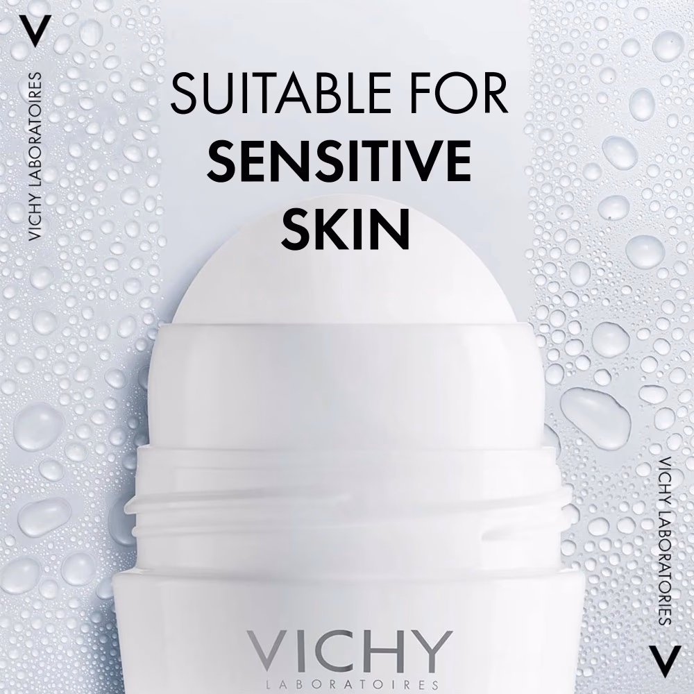 Vichy Deo Homme Sensitive Skin Roll-On 48H Black 50ml  4