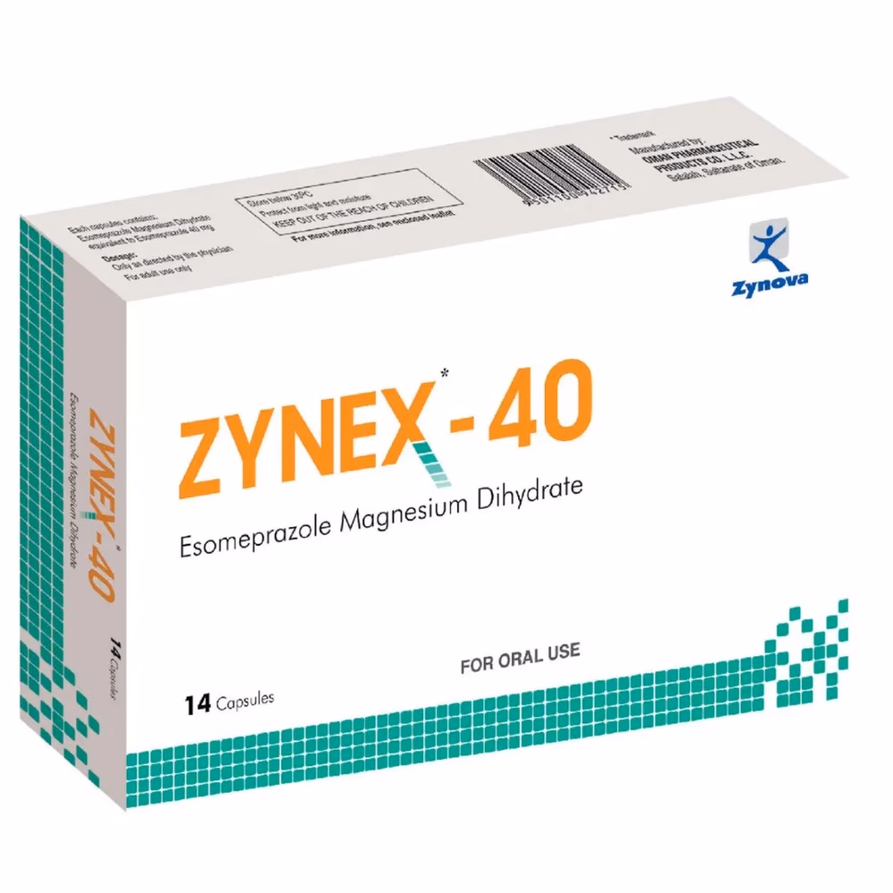Zynex Tablet 40mg - 14 Tablets
