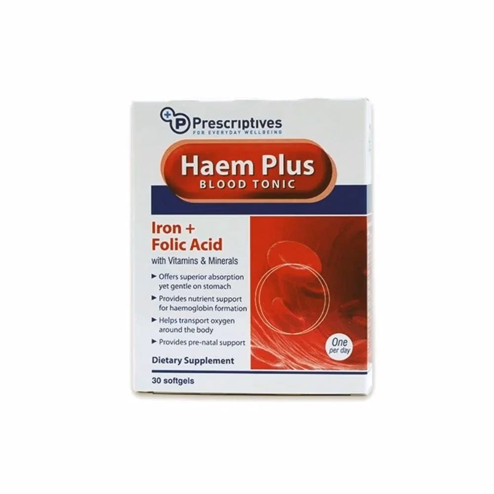 Prescriptives Haem Plus Softgels 30s