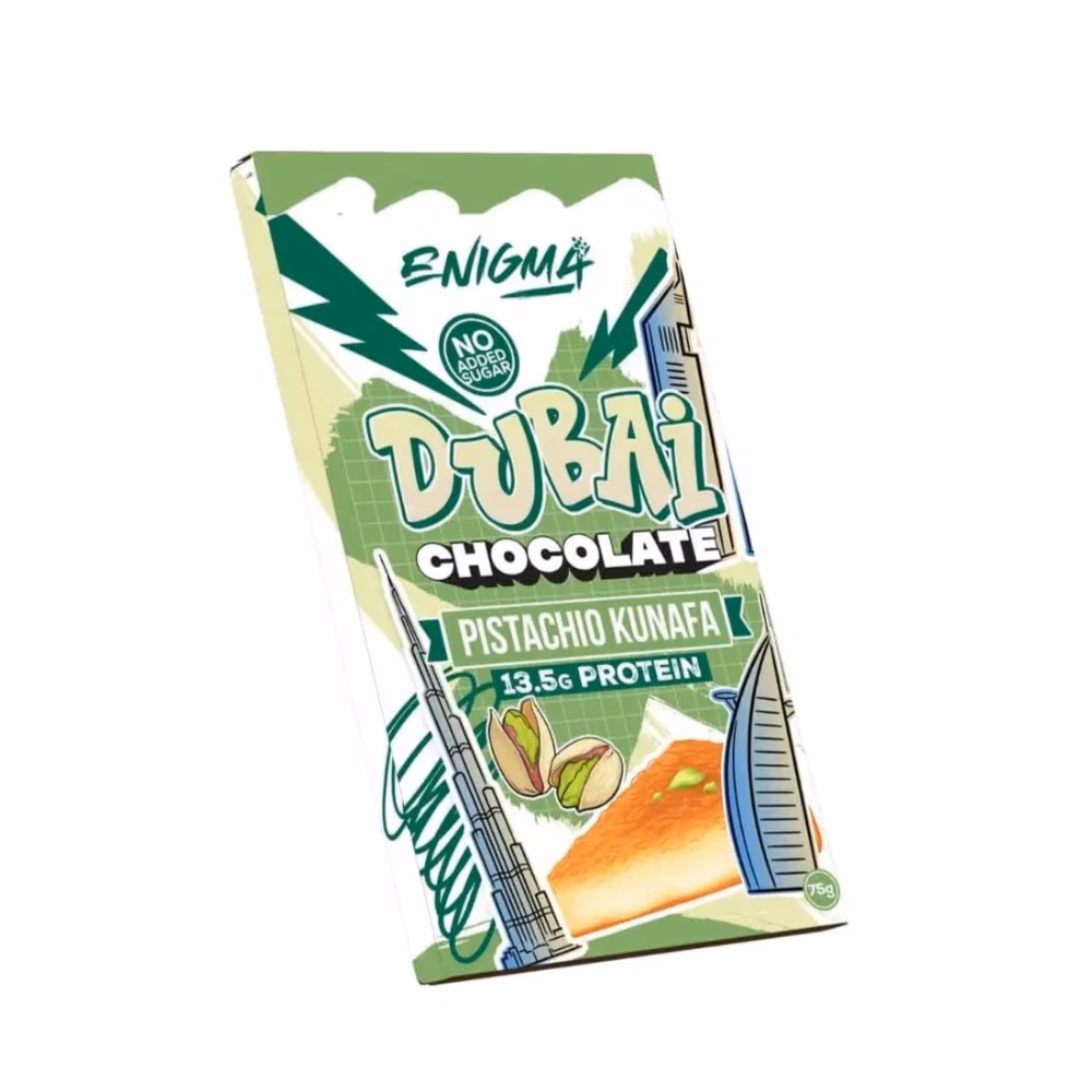 Enigma Dubai Chocolate Pistachio Kunafa 75G 1