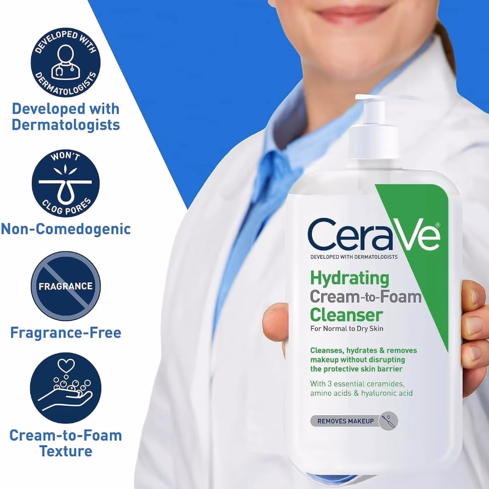 CeraVe Foaming Cream Cleanser 236ml – Salicylic Acid Daily Face Wash 3