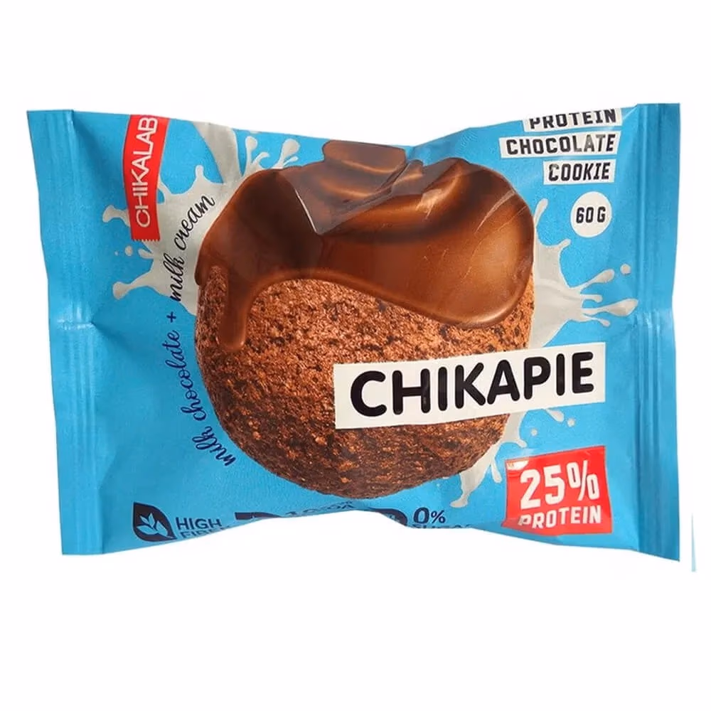 Chikalab Chikapie Milk Chocolate and Milk Butter 60g – Protein Cookie with Chocolate Butter Filling 1