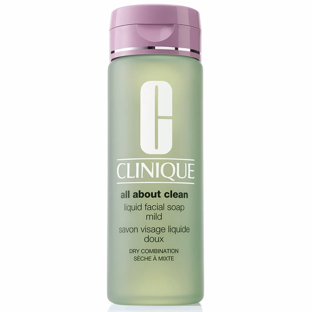 Clinique All About Clean Mild Liquid Facial Soap 200ml – Gentle Foaming Face Cleanser