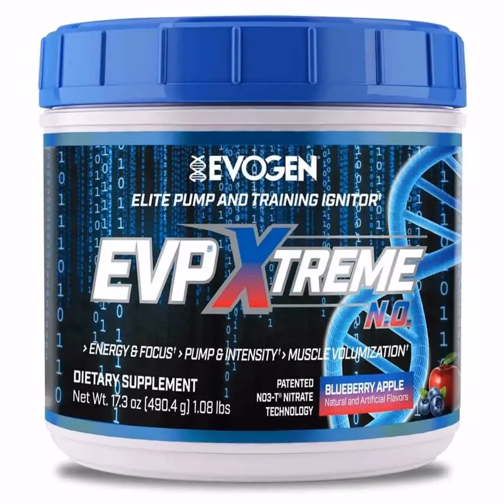 Evogen EVP Xtreme NO Arginine 40 Servings Blueberry Apple