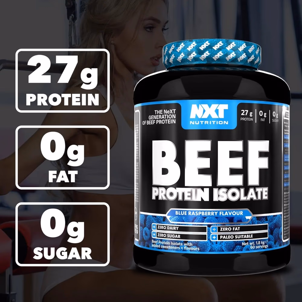 NXT Beef Protein Isolate Blue Raspberry 1.8Kg 4