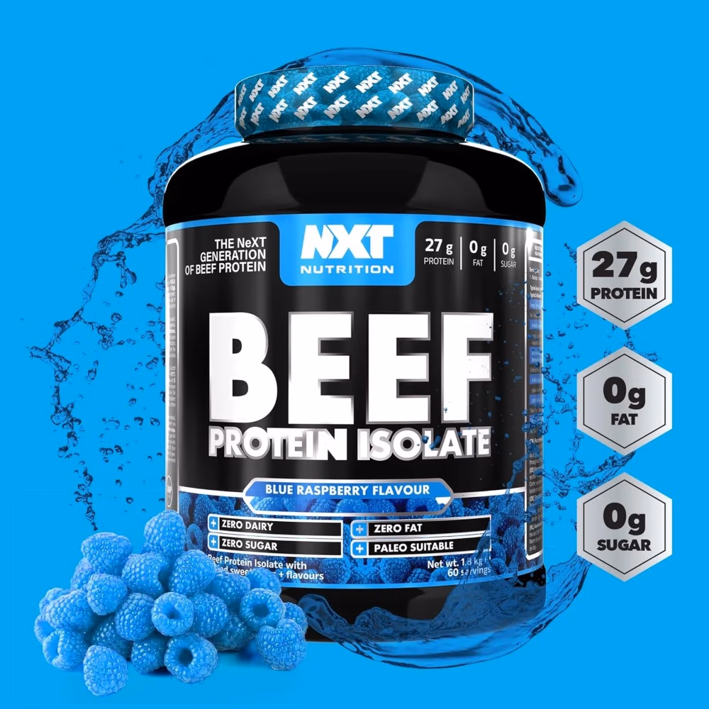 NXT Beef Protein Isolate Blue Raspberry 1.8Kg 3