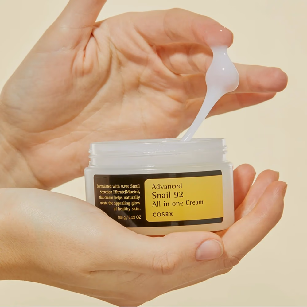 COSRX Advanced Snail 92 All In One Cream – 100g Multi-Repair Cream With 92% Snail Secretion Filtrate To Hydrate, Heal, And Soothe Skin. 5