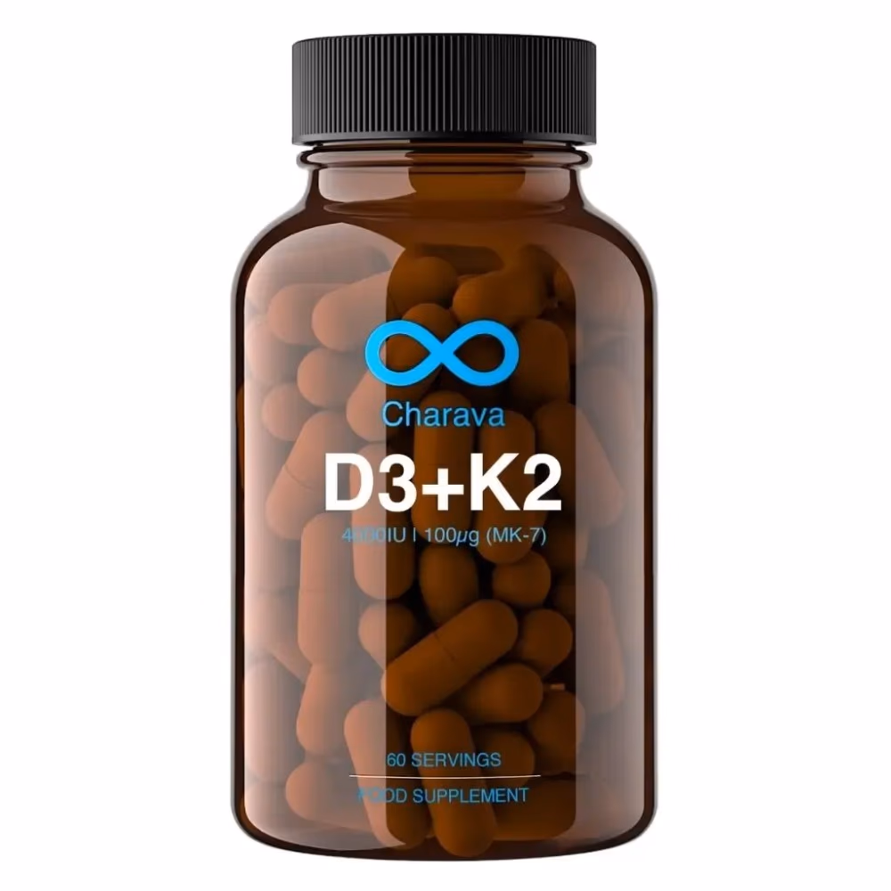 Charava Vitamin D3+K2 60 Servings 1