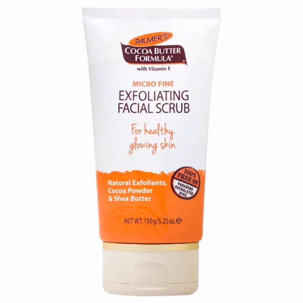 Palmer’s Cocoa Butter Formula Micro Fine Exfoliating Facial Scrub 150g | Gentle Face Scrub for Smooth, Radiant Skin