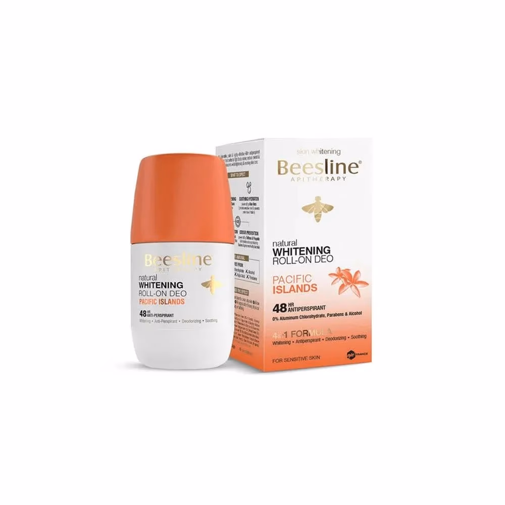Beesline Natural Whitening Roll-On Deo Pacific 50ml – Brightening Deodorant