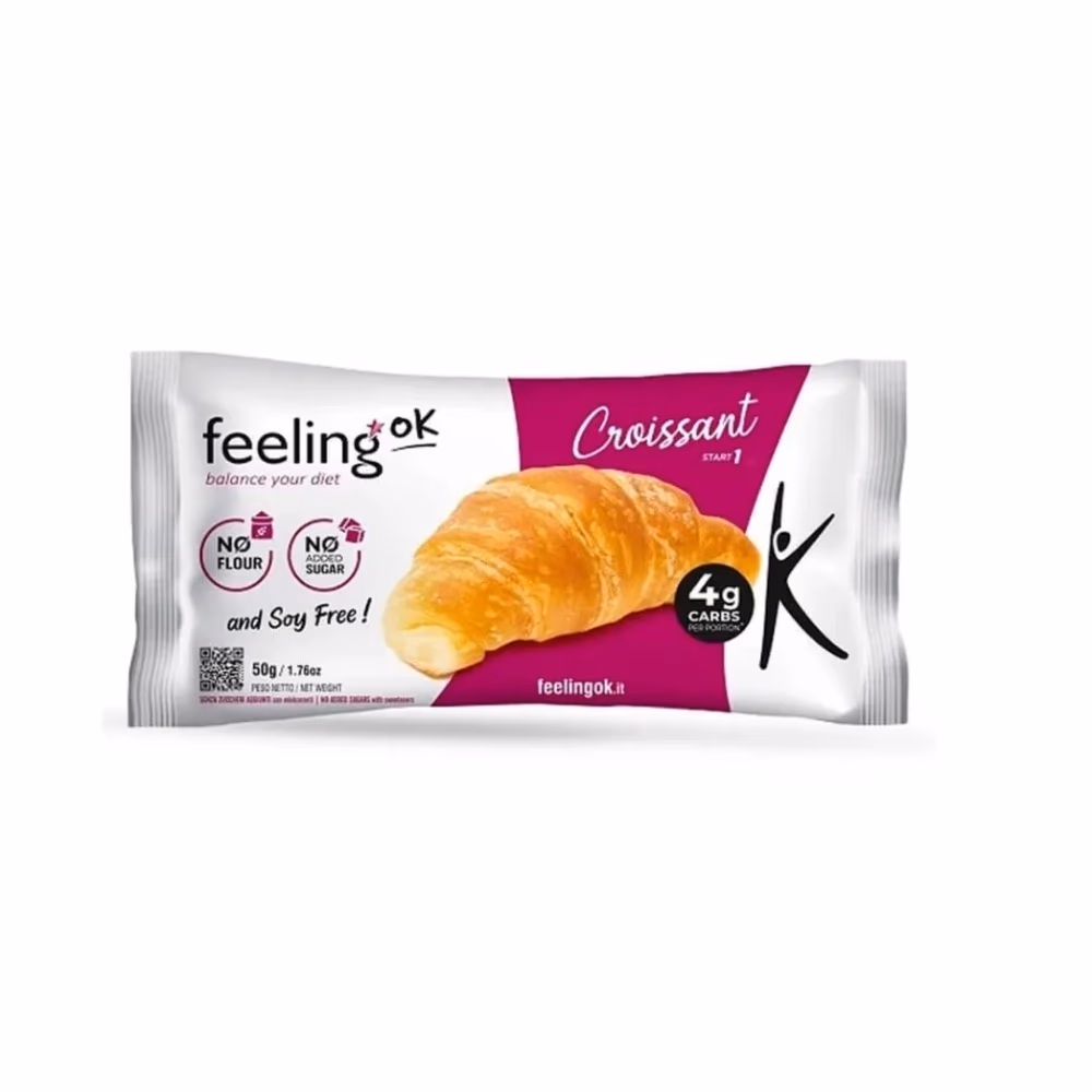 FEELING OK Croissant+ Protein 50g – High Protein Croissant Pastry 1