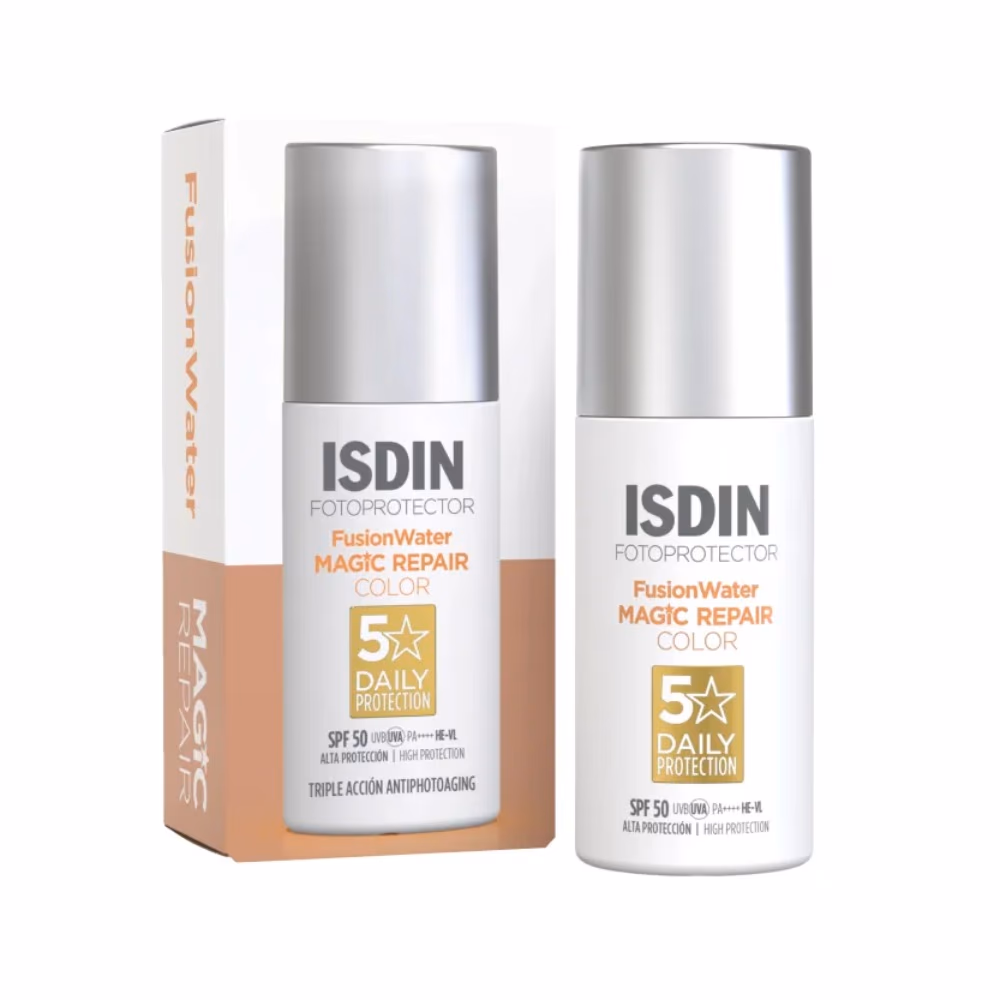ISDIN Fotoprotector Fusion Water Magic Color SPF50 50ml – Tinted Sunscreen Fluid 1
