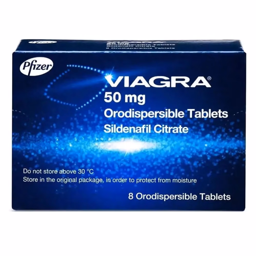 Viagra 50mg Orodispersible Tablets | Pack of 8 Tablets