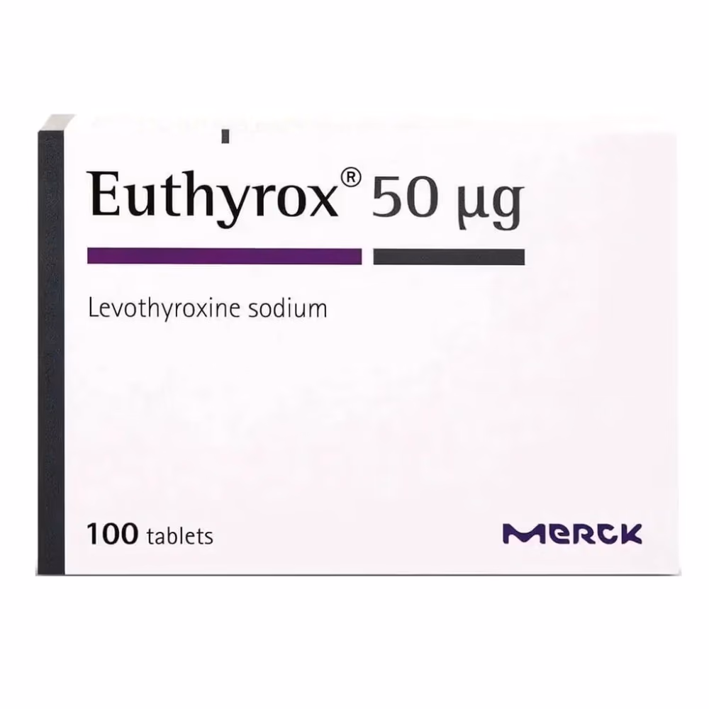 Euthyrox 50mcg Tablets | Pack of 100 Tablets