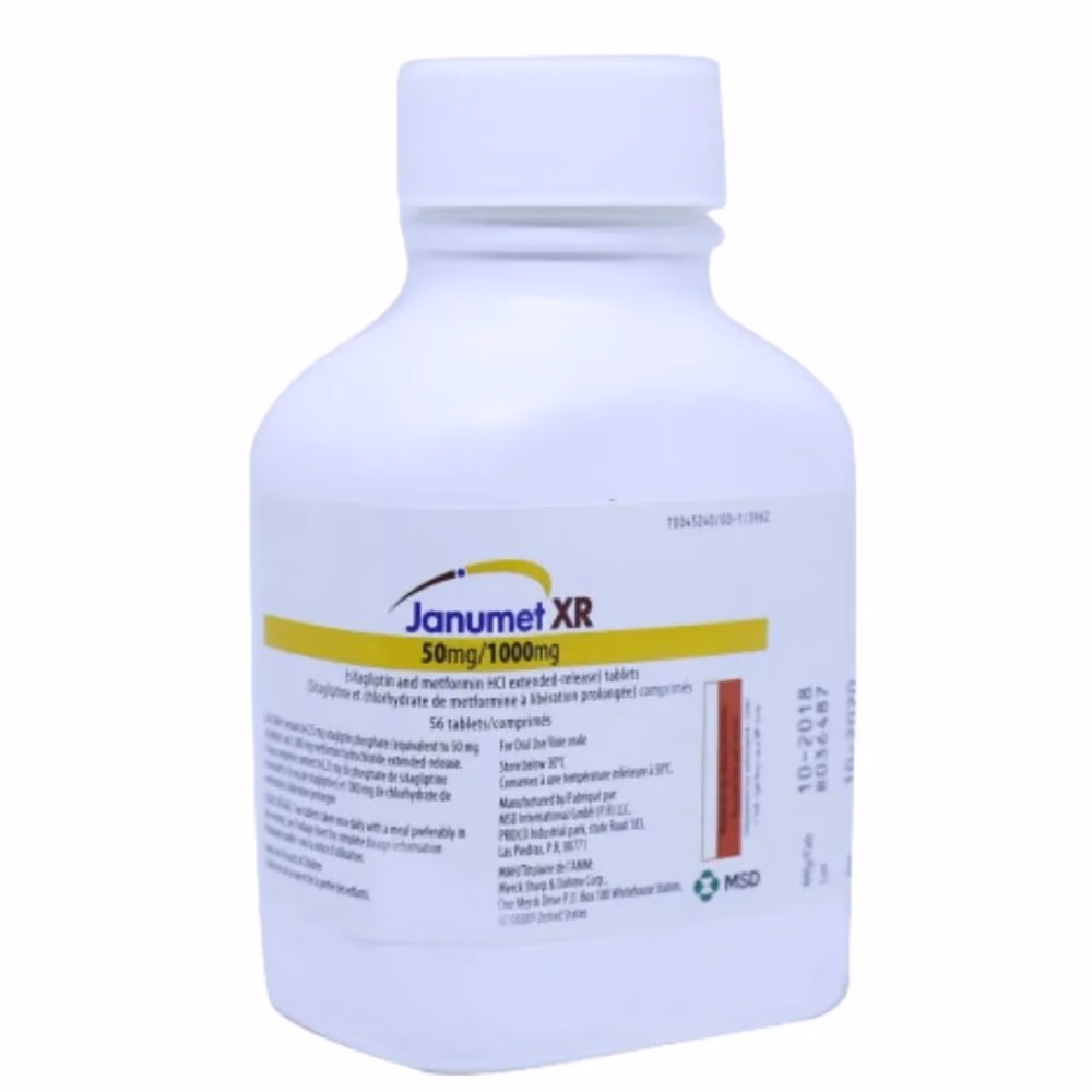 Janumet XR 50mg/1000mg | Pack of 56 tablets