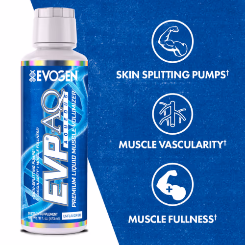 Evogen EVP AQ – Premium Liquid Muscle Volumizer Unflavoured 473ml 2