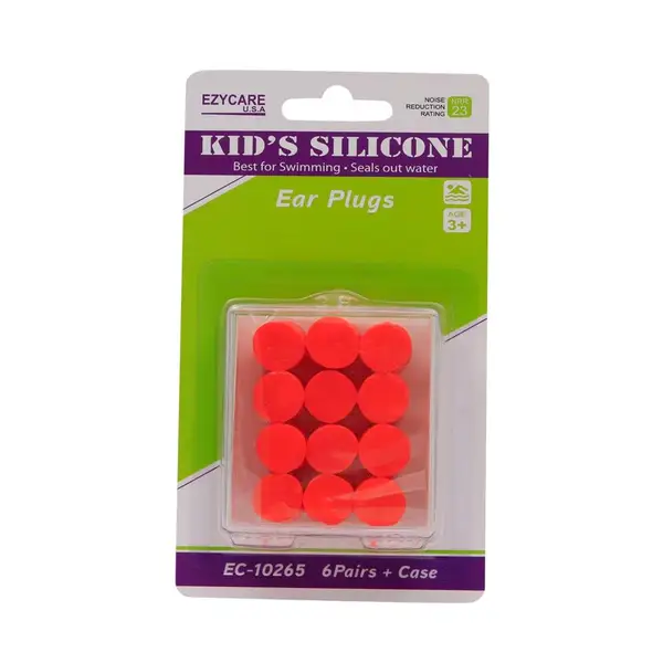 Ezycare Kids Silicone Ear Plugs 6S